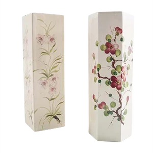 Art Deco Ceramic Vases from Bassano, 1950s, Set of 2
