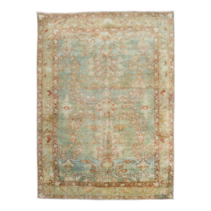 Antique Zabihi Collection Persian Sarouk Lilihan Small Rug