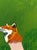 Alex Paulus “You're looking good just like a snake in the grass” Contemporary Fox Painting, 2018 For Sale - Image 4 of 7