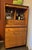 Hickory Kaylyn Mahogany & Birdseye Maple "Gear" Modular Bar Cabinet / Secretary There are three pieces to the unit, the...