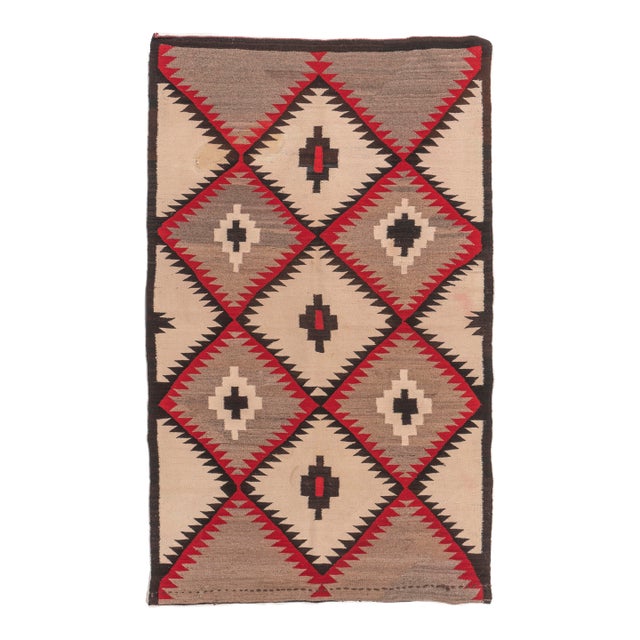 Vintage Navajo Style Rug 3ft 8in X 6ft For Sale