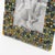 Gray Murano Art Glass Picture Frame with Multicolor Murrine For Sale - Image 8 of 9