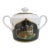 Lynn Chase Leopard Cat Design Jaguar Jungle Porcelain 24k Gold Sugar Bowl For Sale