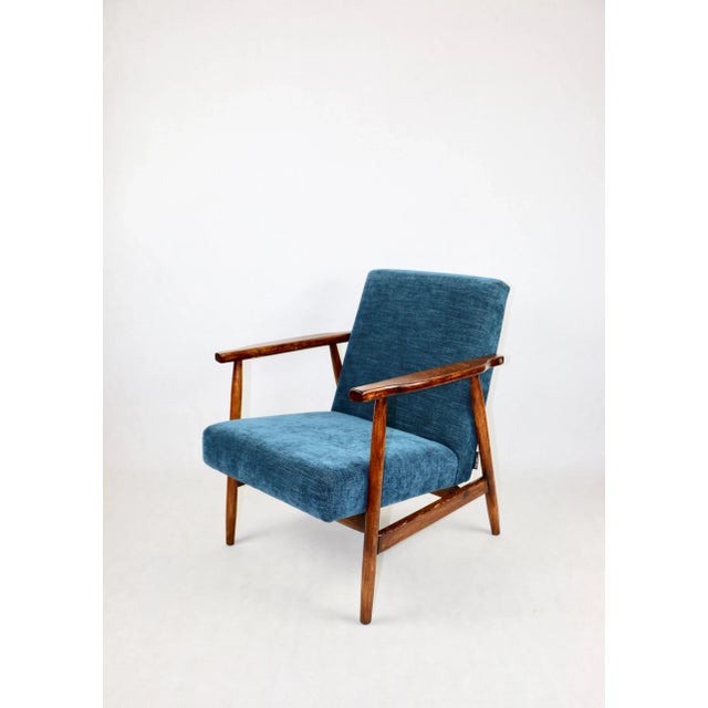 Vintage Blue Armchair, 1970s For Sale - Image 4 of 13