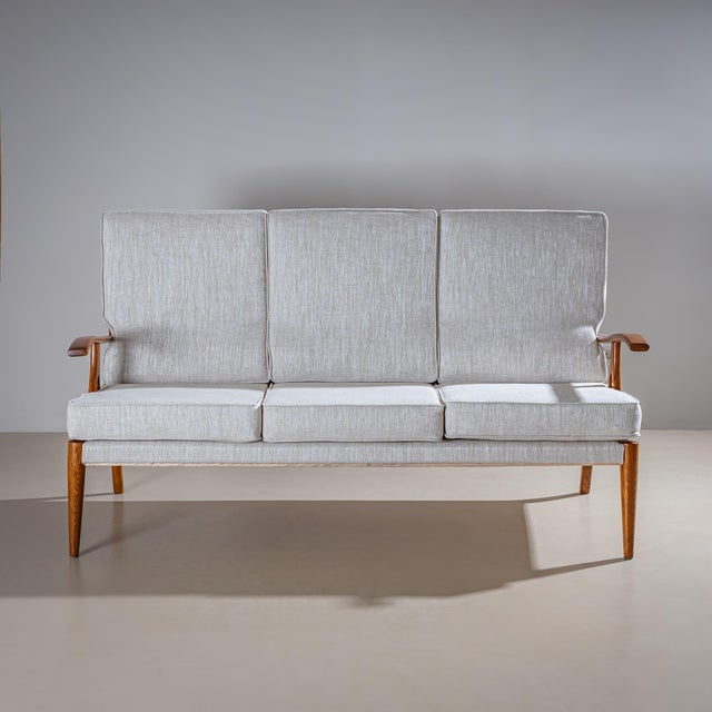 Mid-20th Century Seating Group with curved Armrests For Sale - Image 11 of 15