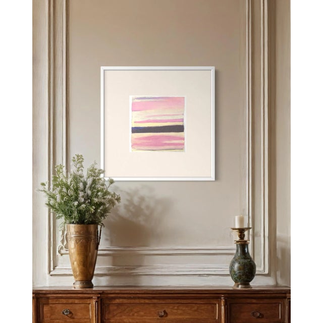 Contemporary pastel on paper landscape by mid career artist Ben Junta. Sold Unframed.