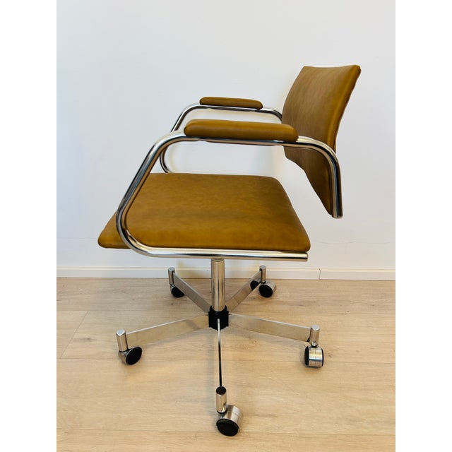 Vintage K-380 Office Desk Chair from Kovona, Czechoslovakia, 1970s For Sale - Image 11 of 12
