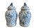 2020s Large Chinoiserie Temple Jars With Foo Dog Designs - A Pair For Sale - Image 5 of 8