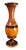 Vintage Handmade Turned Wood Rustic Two Part Tall 24'' Floor Table Vase For Sale - Image 10 of 10