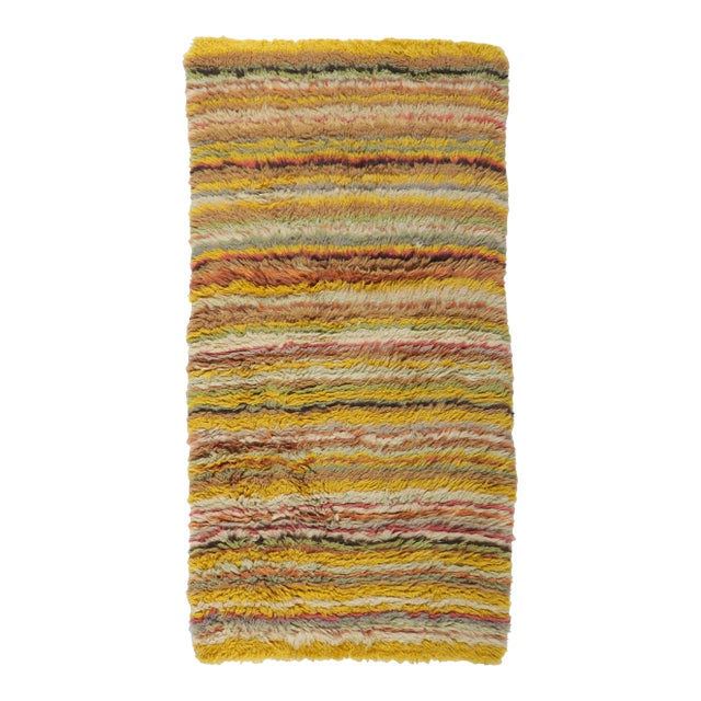 Vintage Swedish Rya Rug - 02'07 X 04'09 For Sale