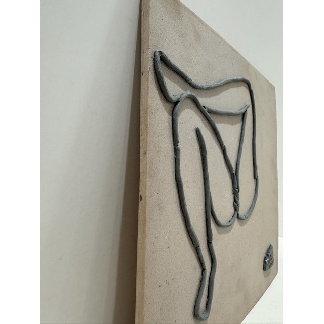 Figurative 1960s Larry Mohr Resin Relief Abstract Female Wall Art Signed From Artist Estate For Sale - Image 3 of 5