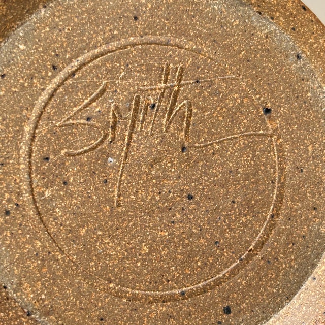 Ceramic Vintage Stoneware Studio Pottery Vase For Sale - Image 7 of 13