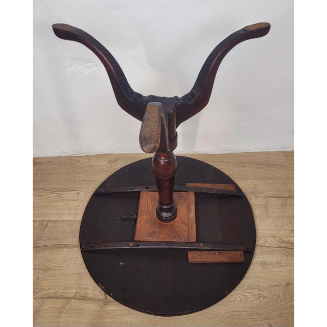 Georgian Oak Tripod Occasional Table with Round Tilt Top, 18th Century For Sale - Image 18 of 18