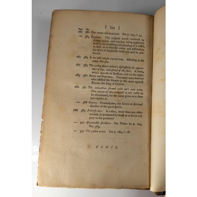 18th Century Book "The Heetopades of Veeshnoo-Sarma" by Charles Wilkins 1787 For Sale - Image 10 of 14