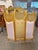 Wood Vintage Rococo Folding Screen Handpainted Floral Gold leaf Set For Sale - Image 7 of 8