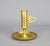 Mid-Century Modern Antique Swedish Solid Brass Push-Up Candlestick Holder For Sale - Image 3 of 9