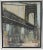 Mid-Century M. Kaplan "Manhattan Bridge" Oil on Canvas Painting For Sale - Image 11 of 11