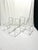 1980s Vintage Acrylic Glass Chairs by Calligaris, Italy, 1980, Set of 4 For Sale - Image 5 of 5