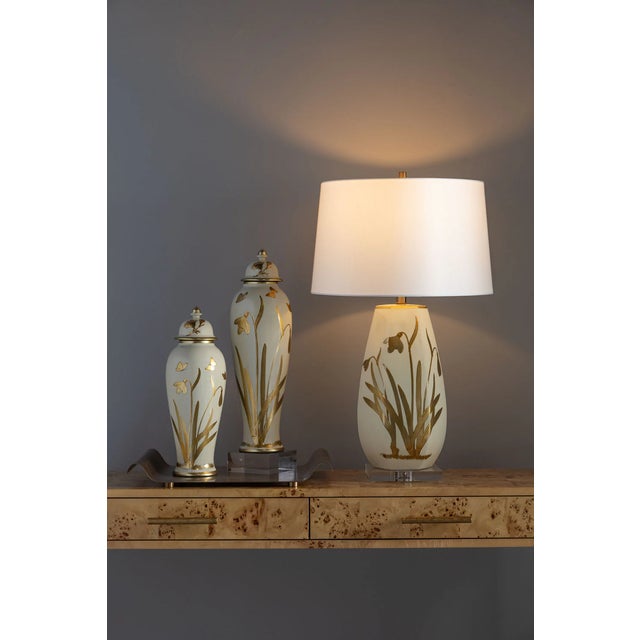 Tan Monarch Burlwood Console For Sale - Image 8 of 12