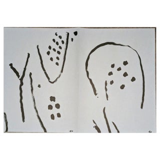 Pierre Tal Coat, Abstract Composition, Double-Sided Original Lithograph, 1962 For Sale