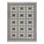 8 X 10 Hand-Crafted Contemporary Scandinavian-Style Wool Rug in Gray For Sale