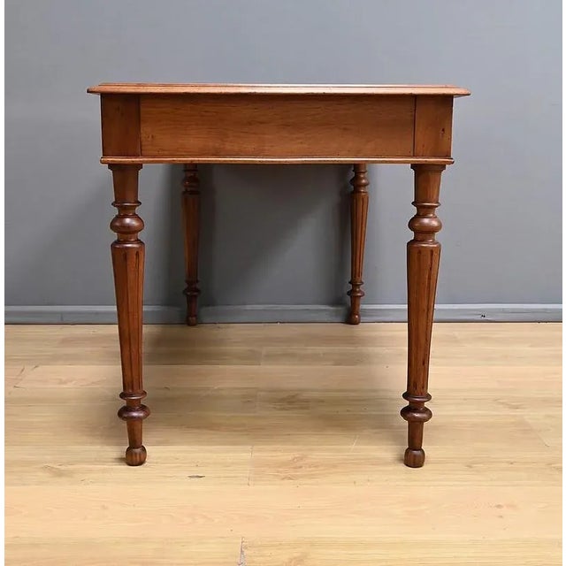 Louis Philippe Style Walnut Desk, Early 20th Century For Sale - Image 11 of 18
