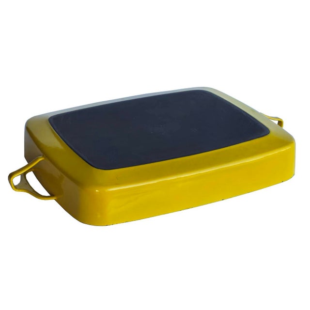 Dansk Vintage Dansk Kobenstyle Enamel on Steel Large Rectangular Baking Pan For Sale - Image 4 of 9