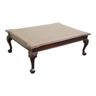 Thomasville Furniture Mahogany Collection Traditional Chippendale Style 48" Accent Coffee Table 14531-160 For Sale