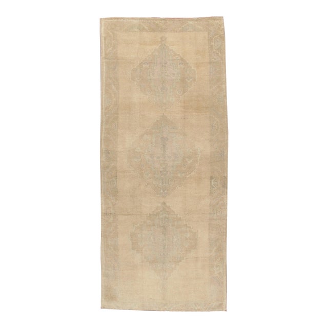 Vintage Circa Turkish Oushak Area Rug 5ft X 11ft 10in For Sale