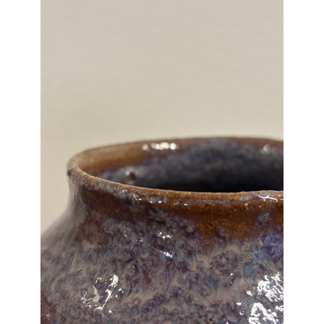 Vintage 1980s Signed American Studio Pottery Art Vase For Sale In Miami - Image 6 of 7