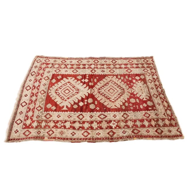 Mid 20th Century Vintage Small Rug For Sale - Image 4 of 7