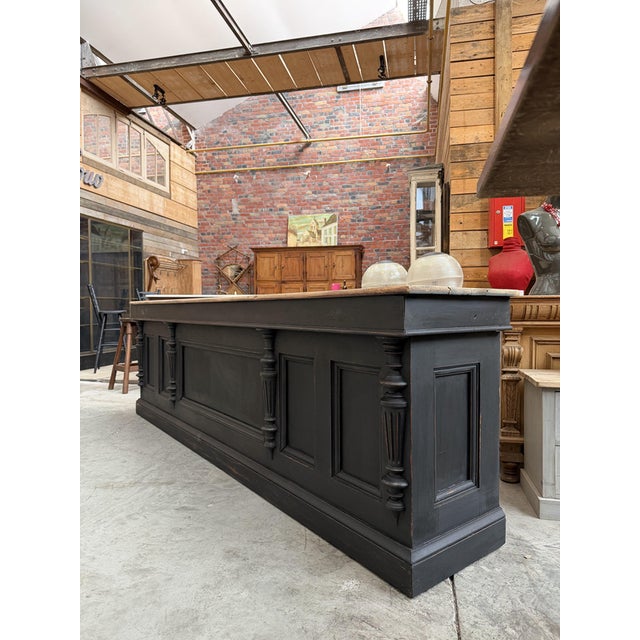 Large Early 20th Century Store Counter For Sale - Image 3 of 18