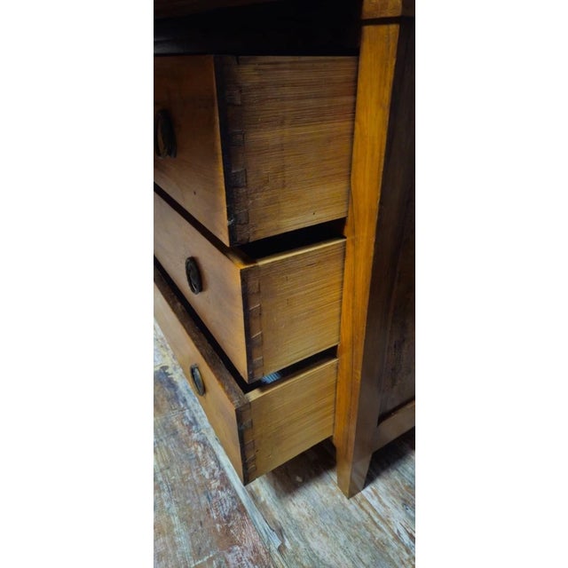 Louis XVI Three-Part Walnut Secretary For Sale - Image 10 of 12