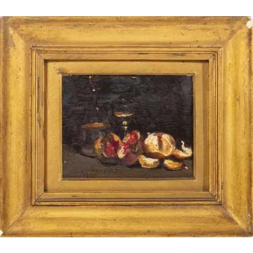 Alda Machado Santos, Still Life, Oil on Wood, Framed For Sale