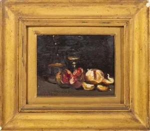 Alda Machado Santos, Still Life, Oil on Wood, Framed
