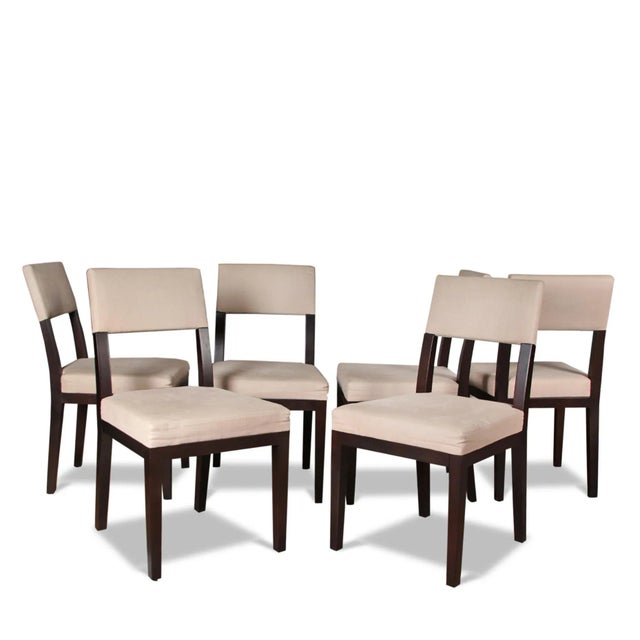 Modern Custom Dining Chairs - Set of 6 For Sale In New York - Image 6 of 8