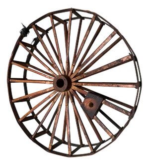 Antique Itomaki Bobbin Spinning Wheel in Bamboo and Silk, 1900s