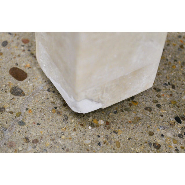 1980s Maitland Smith Style Tessellated Fossil Stone Regency Style Chair For Sale - Image 9 of 11