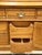 Wood Lexington Recollections Solid Oak Rustic Country French 64" Triple Door Dresser W Mirror 468-235 / 468-207 For Sale - Image 7 of 16