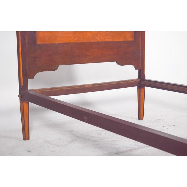 Portuguese Mahogany Double Bed, 1890 For Sale - Image 9 of 10