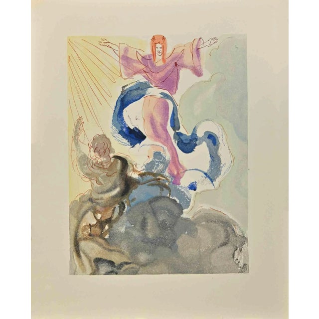 Salvador Dali, Piccarda Donati, Woodcut Print, 1963 For Sale - Image 3 of 3