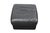 Black 1980's Italian Modern Leather Chair and Ottoman For Sale - Image 8 of 10