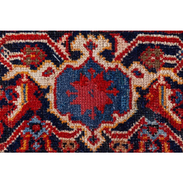 Textile 1920s Persian Sultanabad Rug For Sale - Image 7 of 9