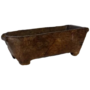 19th Century Plant Flower Fountain Basin, 1801