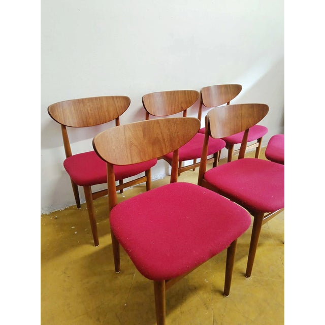 Vintage Danish Chairs, 1950s, Set of 6 For Sale - Image 4 of 7