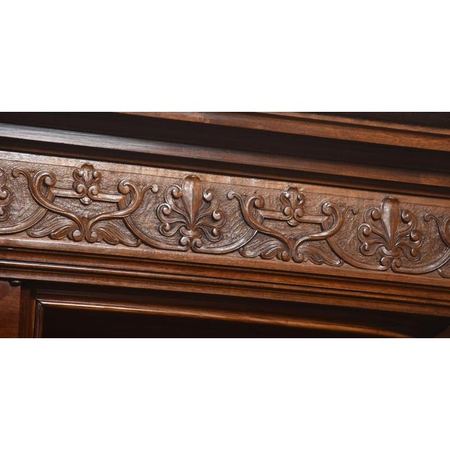 Antique Four-Door Mahogany Wardrobe, 1800s For Sale - Image 9 of 18