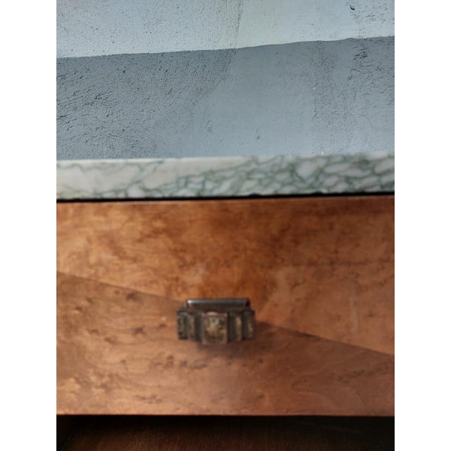 Art Deco Nightstand in Marble, 1950s For Sale - Image 9 of 18