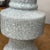 Late 20th Century Light White Crackle Vase with Bold Geometric Stacked Form For Sale - Image 5 of 8