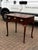 Georgian Walnut Lowboy with Brass Handles For Sale - Image 10 of 14