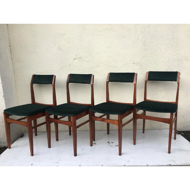 Wood Polish Dining Chairs from Olsztyńskie Fabryki Mebli, 1960s, Set of 4 For Sale - Image 7 of 18